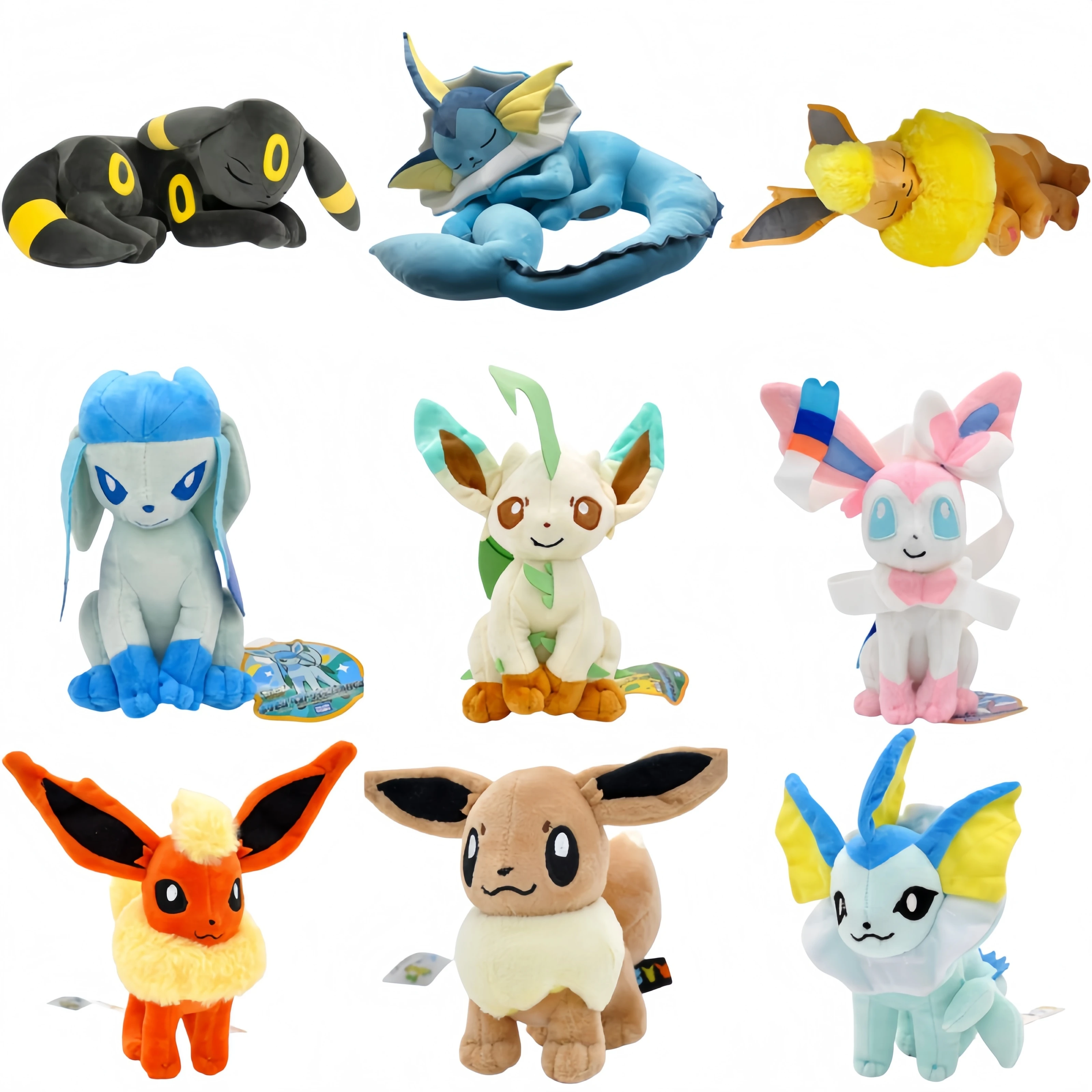 Sleep Series Flareon Vaporeon Pokemon Eevee Collection Plush Stuffed Doll Anime Espeon Umbreon Glaceon Leafeon Sylveon Toys Gift
Sleep Series Flareon Vaporeon Pokemon Eevee Collection Plush Stuffed Doll Anime Espeon Umbreon Glaceon Leafeon Sylveon Toys Gift