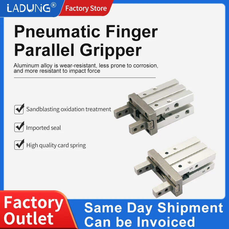 SMC Parallel Air Gripper Type Pneumatic Cylinder Double or Single Acting Gripper GMHZ2 10D 16D 20D 25D 32D 40D MHZ2 10S MHZ2
SMC Parallel Air Gripper Type Pneumatic Cylinder Double or Single Acting Gripper GMHZ2 10D 16D 20D 25D 32D 40D MHZ2 10S MHZ2