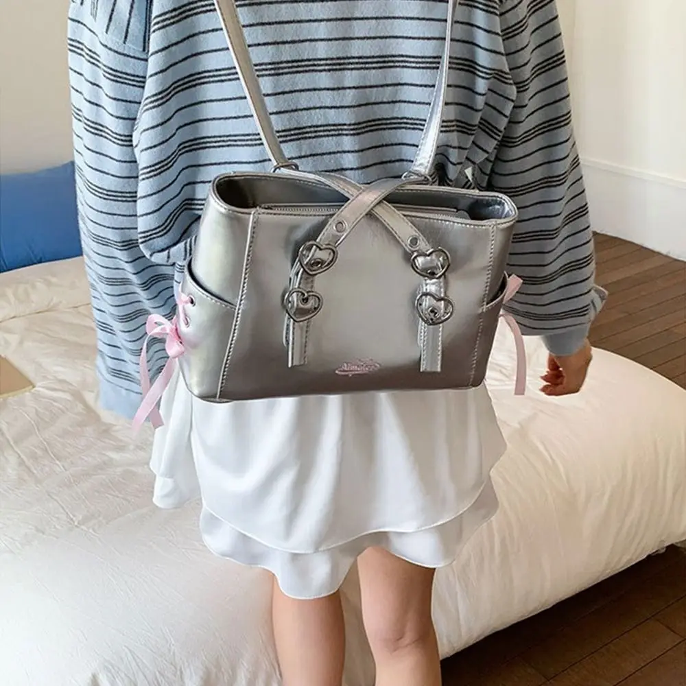 Модные высококачественные сумки на плечо с лентой из искусственной кожи, универсальный рюкзак с галстуком-бабочкой, милые женские сумки большой вместимости, женские сумки 
Модные высококачественные сумки на плечо с лентой из искусственной кожи, универсальный рюкзак с галстуком-бабочкой, милые женские сумки большой вместимости, женские сумки