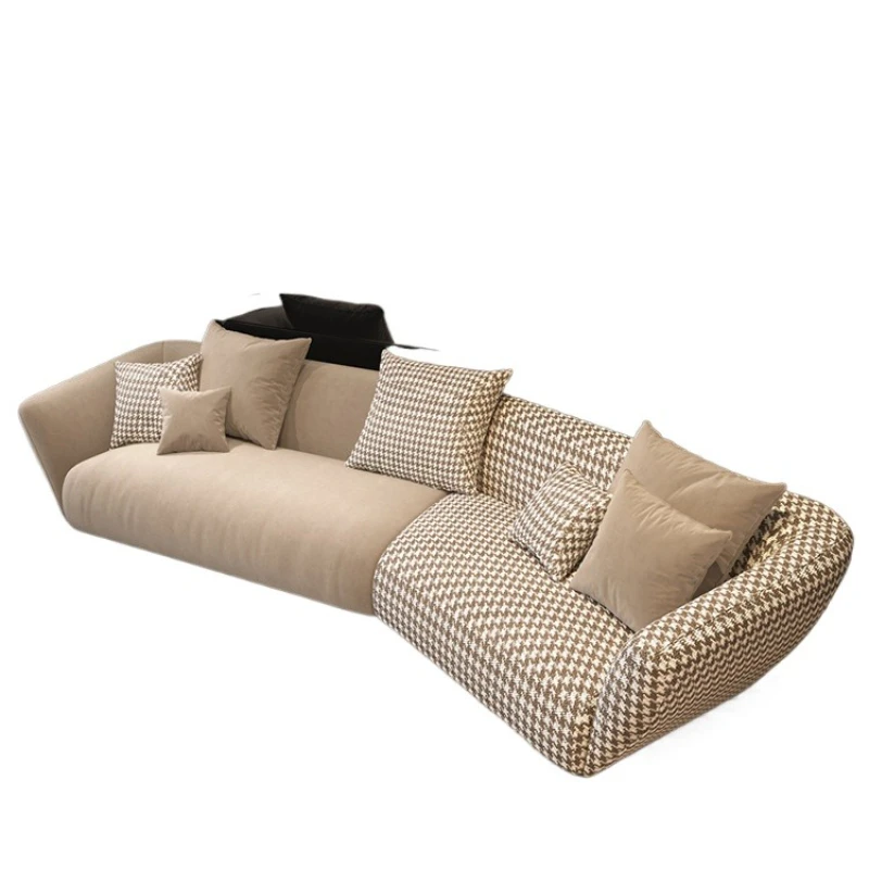 Nordic light luxury fabric sofa Italian simple leave-in technology living room corner special-shaped
Nordic light luxury fabric sofa Italian simple leave-in technology living room corner special-shaped