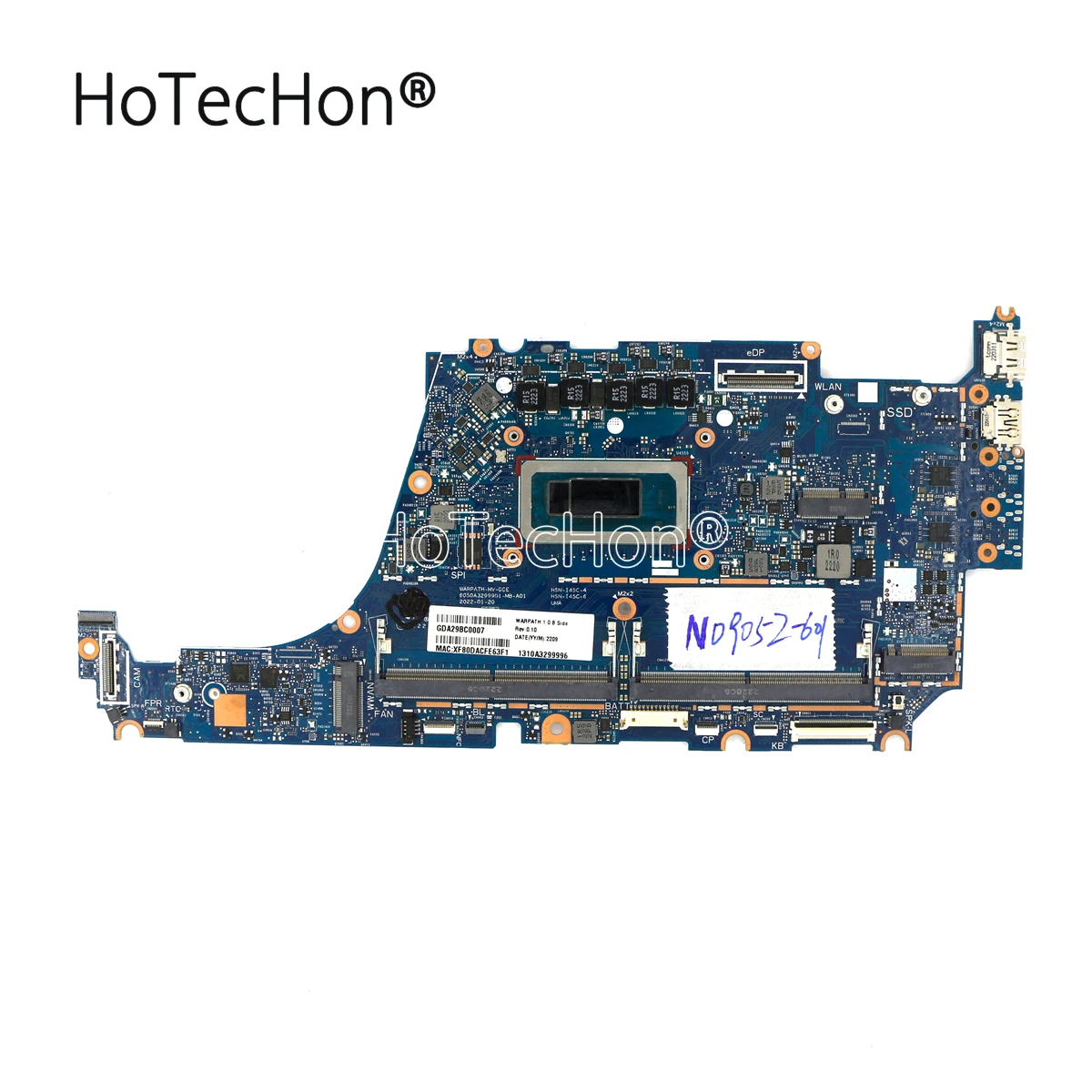 N09052-601 uma материнская плата 6050A3299901 w/I7-1270P для HP EliteBook 840 G9
N09052-601 uma материнская плата 6050A3299901 w/I7-1270P для HP EliteBook 840 G9