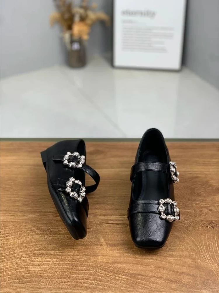 2026 Spring Casual Mary Jane Pumps Chunky Block Heel Single Strap Shoes with Crystal for Women
2026 Spring Casual Mary Jane Pumps Chunky Block Heel Single Strap Shoes with Crystal for Women