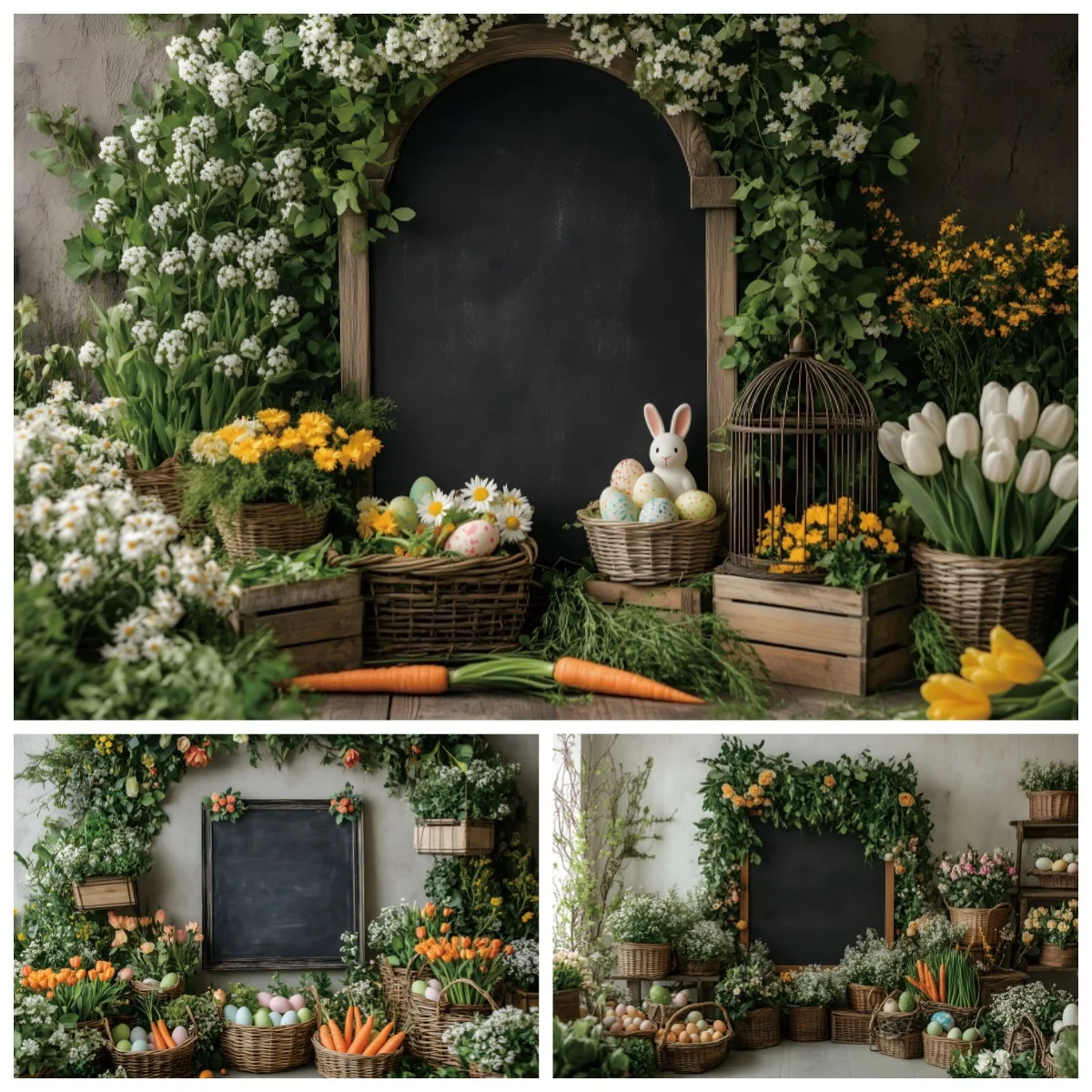 Фон для фотосъемки: Пасхальный декор интерьера, цветы, кролики, яйца, морковь, украшения для пасхальной вечеринки, фон для детских портретов
Фон для фотосъемки: Пасхальный декор интерьера, цветы, кролики, яйца, морковь, украшения для пасхальной вечеринки, фон для детских портретов