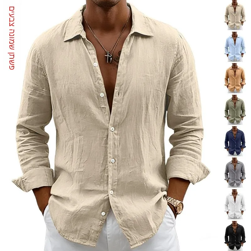 Men's Spring New Loose Fit Long Sleeve Linen Open Cardigan Thin Shirt Versatile Pure Color Casual Fashionable Comfortable
Men's Spring New Loose Fit Long Sleeve Linen Open Cardigan Thin Shirt Versatile Pure Color Casual Fashionable Comfortable