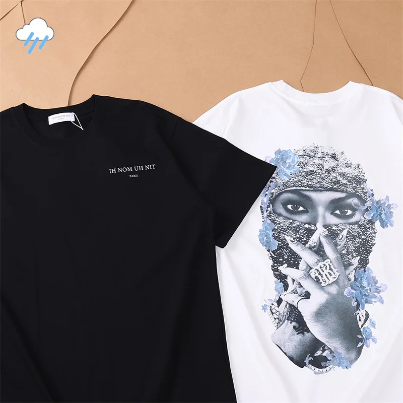 Streetwear Oversized Black White IH NOM UH NIT PARIS T-Shirt Men Women Classic Masked Character Print T Shirt Tee Top
Streetwear Oversized Black White IH NOM UH NIT PARIS T-Shirt Men Women Classic Masked Character Print T Shirt Tee Top