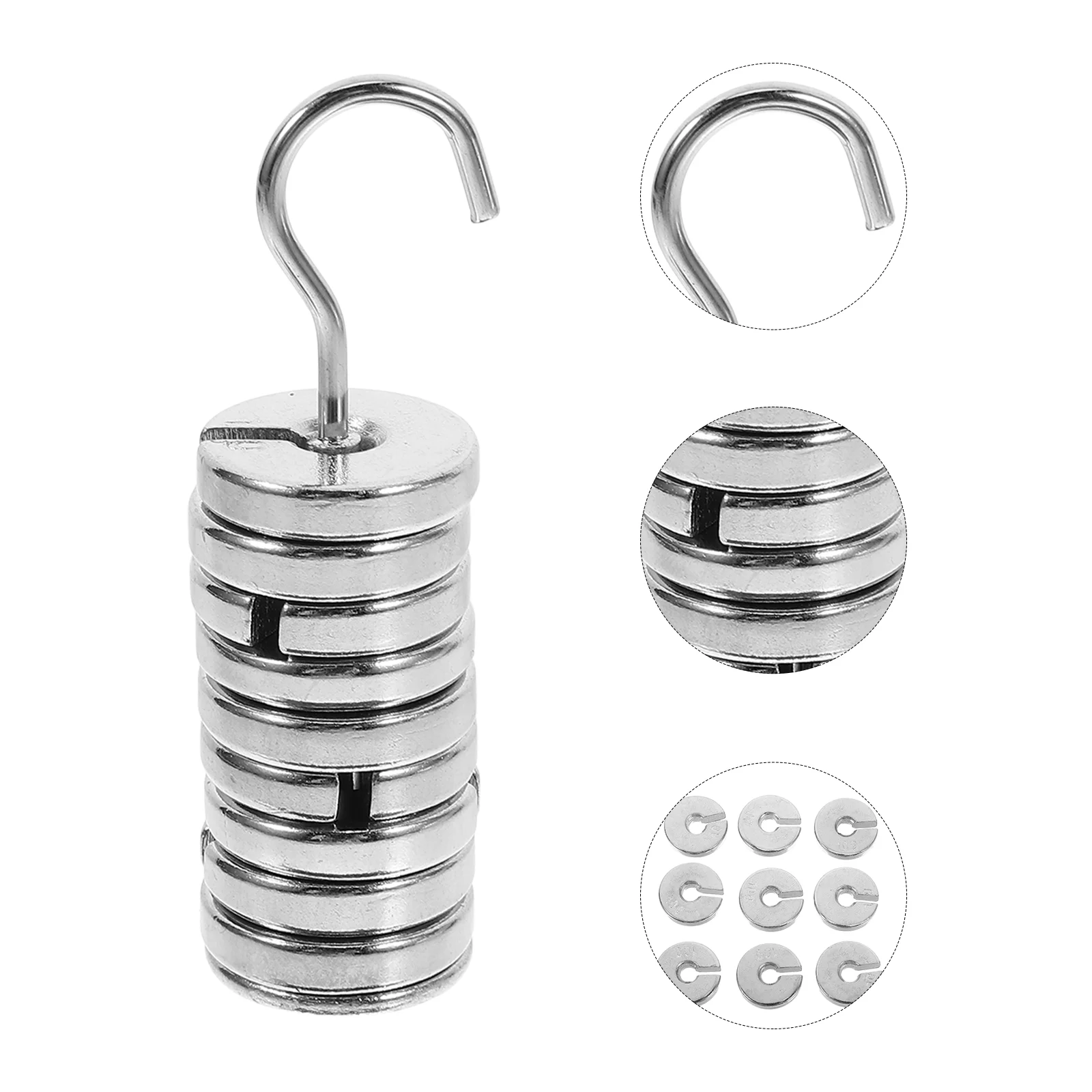 1 Set Slotted with Hanger Laboratory Slotted Weights Metal Slotted slotted mass weights
1 Set Slotted with Hanger Laboratory Slotted Weights Metal Slotted slotted mass weights