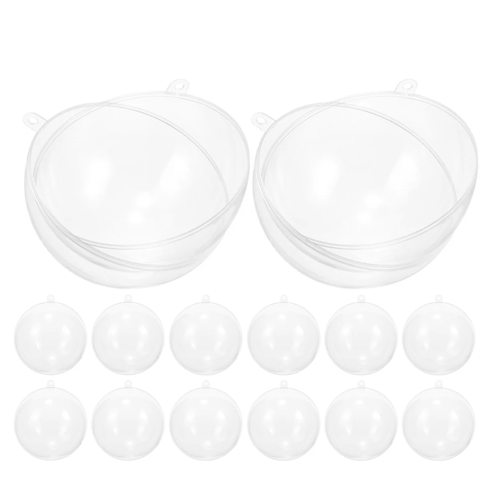 Clear Ornaments for Crafts Christmas Balls Baubles Holiday Tiny Transparent Plastic
Clear Ornaments for Crafts Christmas Balls Baubles Holiday Tiny Transparent Plastic
