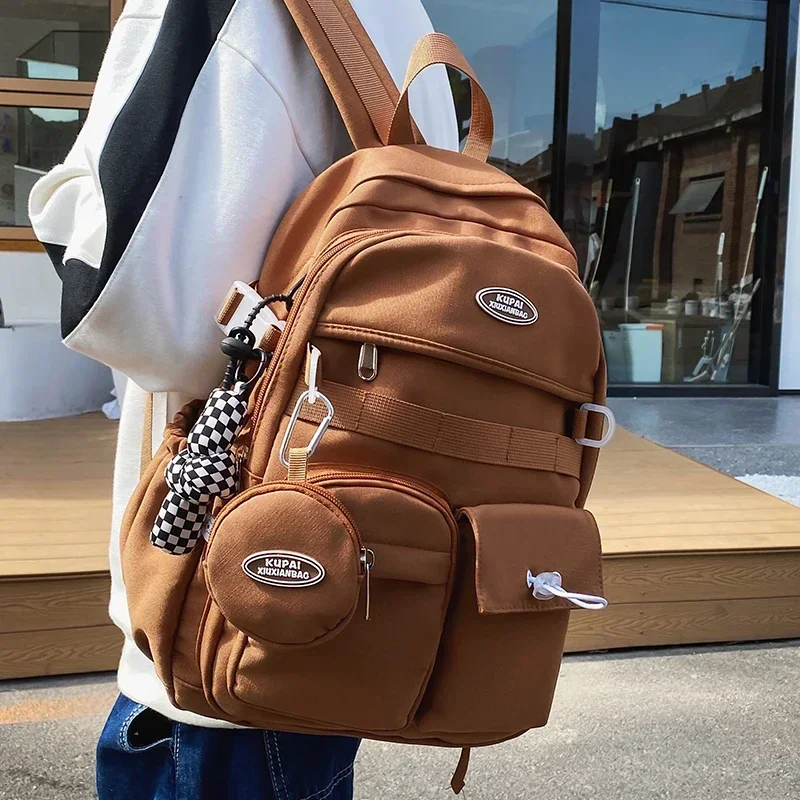 High Quality Backpacks Multi-pocket Women Backpack Female School Bag Bagpack Large Capacity School Backpack for College Students
High Quality Backpacks Multi-pocket Women Backpack Female School Bag Bagpack Large Capacity School Backpack for College Students