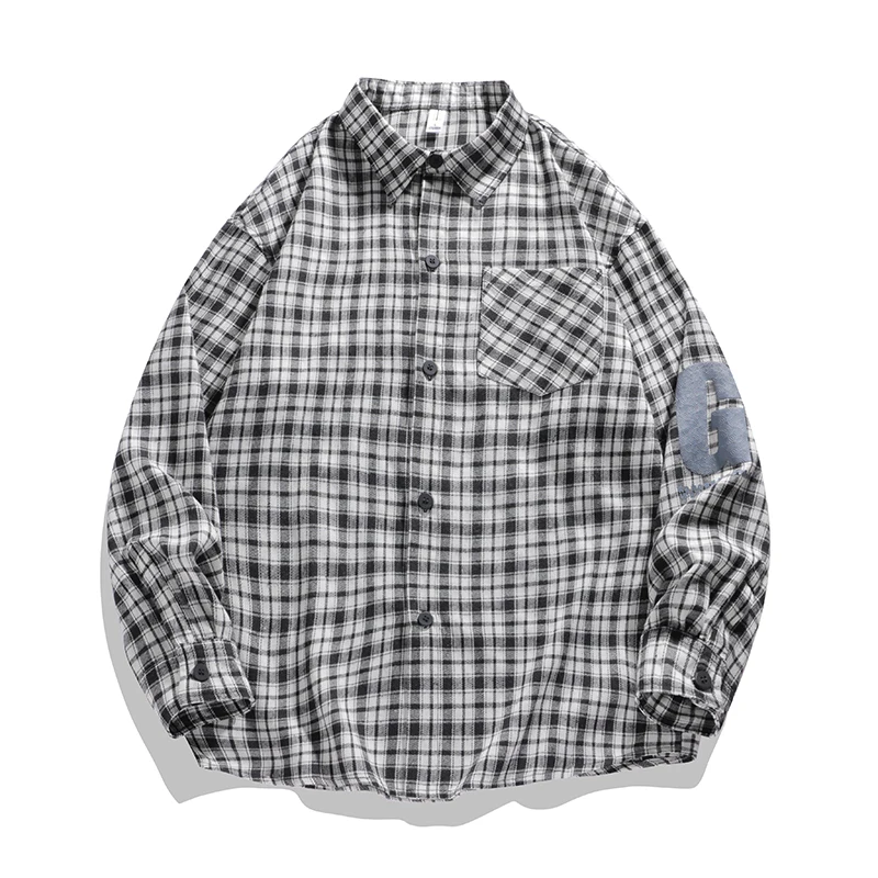 New autumn and winter vintage plaid shirt vintage tooling long-sleeved shirt boys fashion casual wear loose shirt
New autumn and winter vintage plaid shirt vintage tooling long-sleeved shirt boys fashion casual wear loose shirt