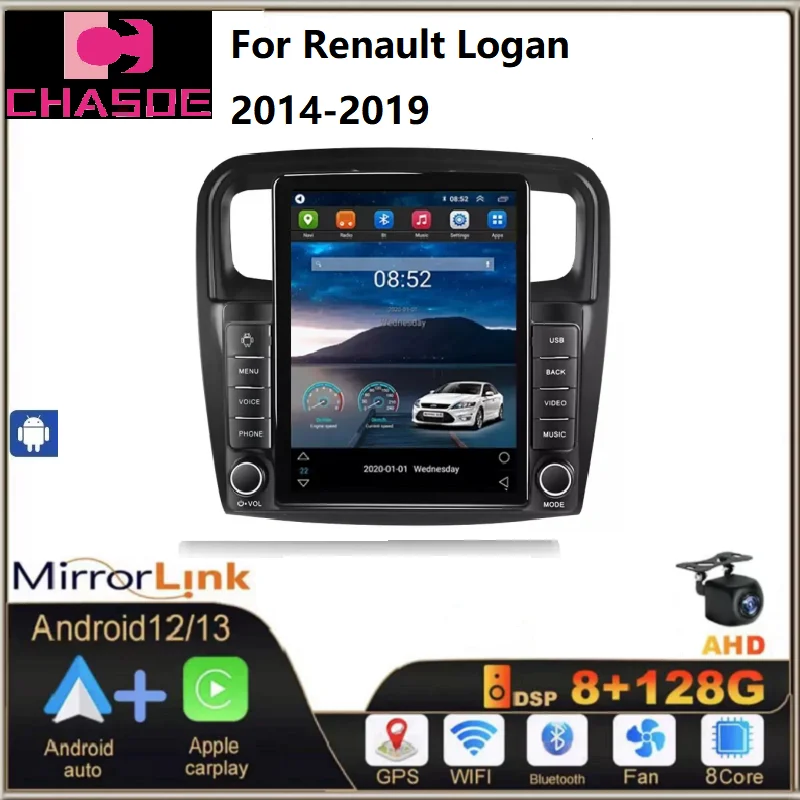 Автомобильная стереосистема Tesla Android 13 8 + 128G для Renault Logan 2014-2019, автомобильная стереосистема carplay + автоматический AM FM с разделенным экраном, DVD-плеер
Автомобильная стереосистема Tesla Android 13 8 + 128G для Renault Logan 2014-2019, автомобильная стереосистема carplay + автоматический AM FM с разделенным экраном, DVD-плеер