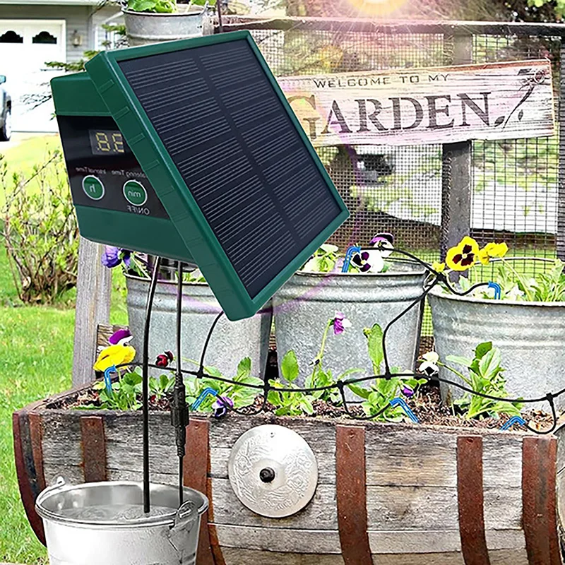 New Universal Sprinkler Irrigation Plant Drip Irrigation Watering Kits IP65 Outdoor Garden Solar Timed Automatic Watering System
New Universal Sprinkler Irrigation Plant Drip Irrigation Watering Kits IP65 Outdoor Garden Solar Timed Automatic Watering System