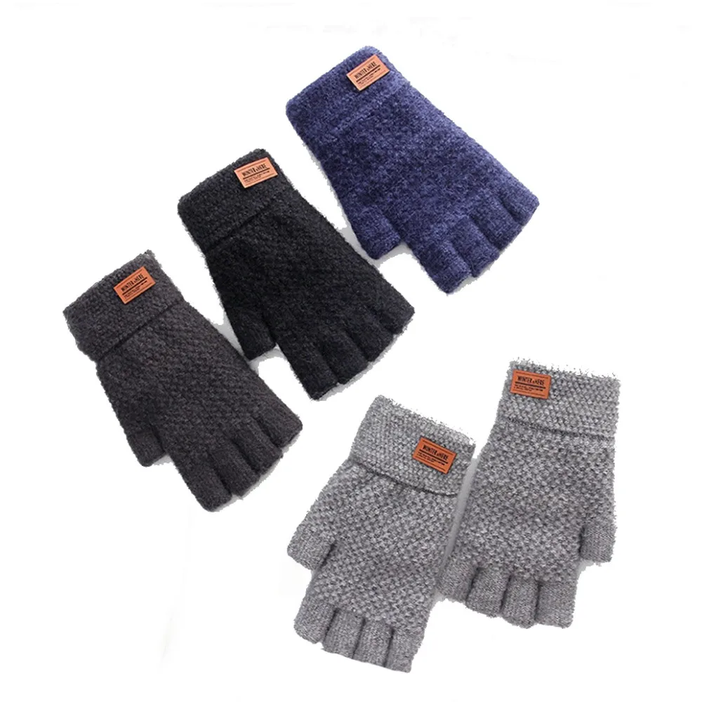 Men Women Winter Fingerless Gloves Thick Elastic Knitted Alpaca Wool Warm Half Finger Mittens Outdoor Driving Gloves Stretchy
Men Women Winter Fingerless Gloves Thick Elastic Knitted Alpaca Wool Warm Half Finger Mittens Outdoor Driving Gloves Stretchy
