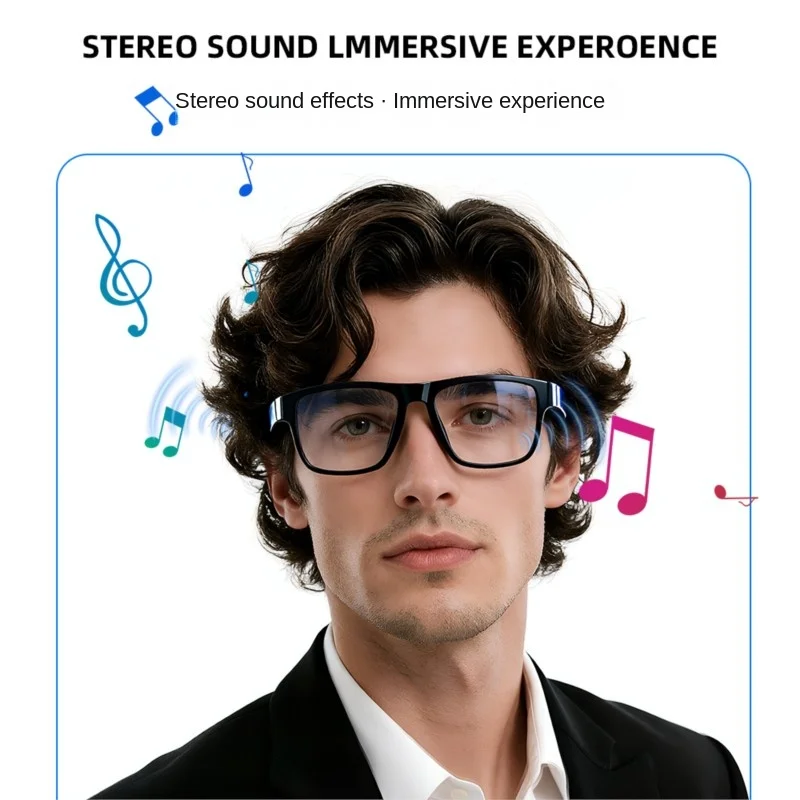 New Bluetooth Smart Glasses HIFI Music Voice Assistant Hands-free Call Ultra-light Fashion Eyeglasses For Men Women Daily Use
New Bluetooth Smart Glasses HIFI Music Voice Assistant Hands-free Call Ultra-light Fashion Eyeglasses For Men Women Daily Use