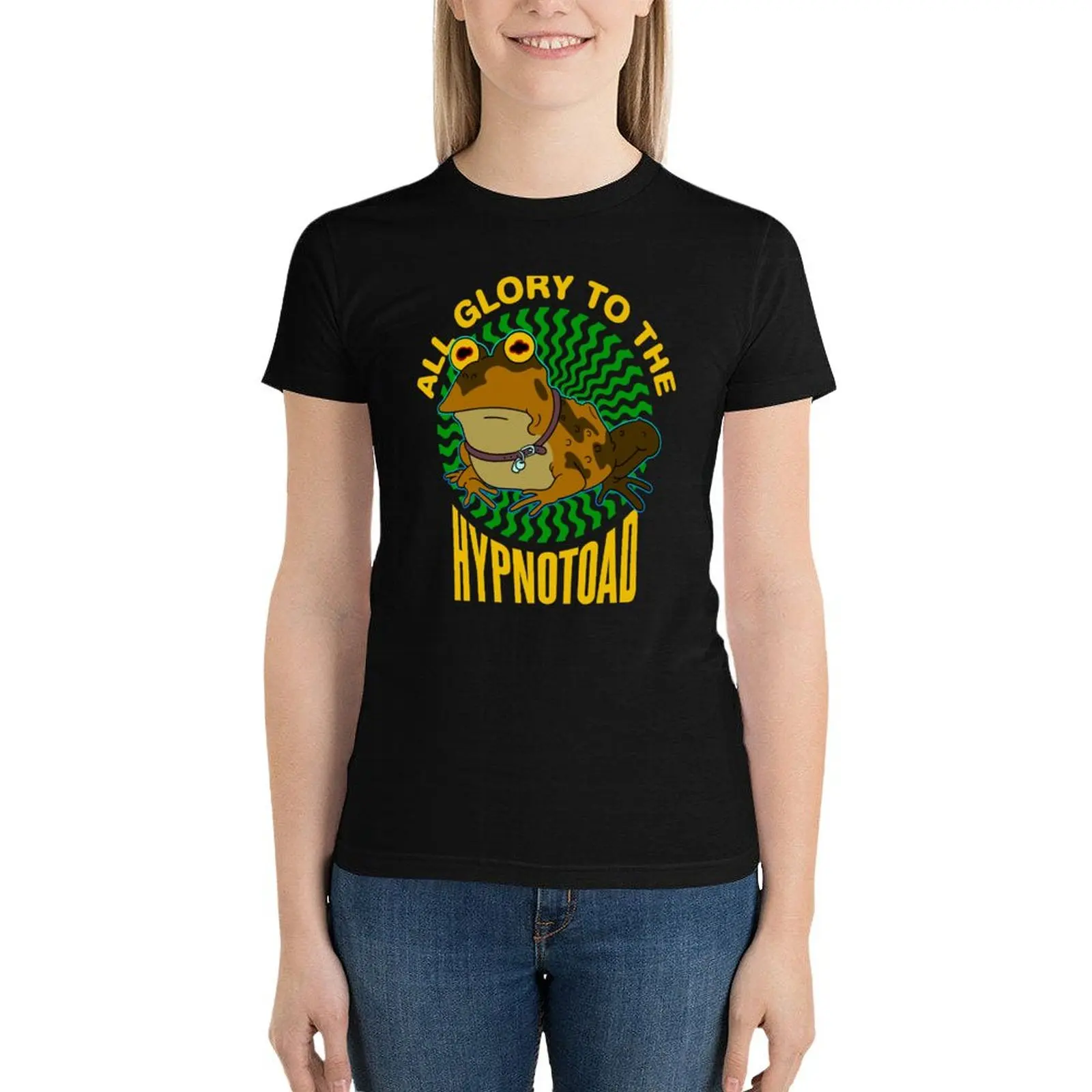 All Glory to the Hypnotoad T-Shirt Aesthetic clothing funny western t-shirt dress for Women
All Glory to the Hypnotoad T-Shirt Aesthetic clothing funny western t-shirt dress for Women
