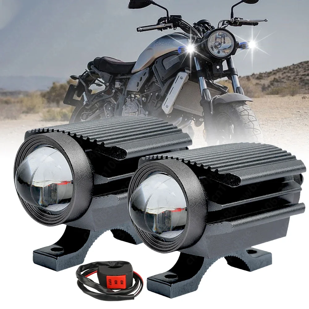Motorcycle LED Spotlights Fog Lamp Lighthouse Headlight 12V 24V Douple Color Len 100W Driving Light for BMW R1200GS ATV SUV Lamp
Motorcycle LED Spotlights Fog Lamp Lighthouse Headlight 12V 24V Douple Color Len 100W Driving Light for BMW R1200GS ATV SUV Lamp