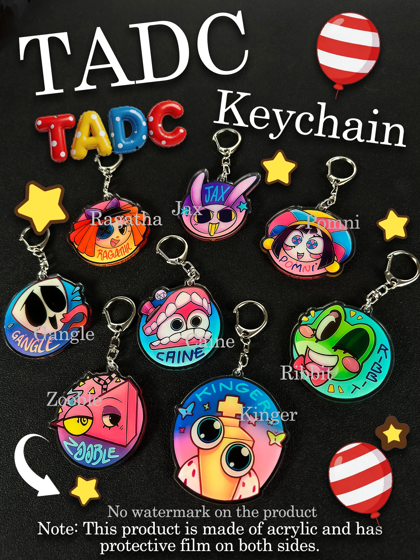 Tadc Keychain,Movie Merchandise,Diy Personalized Idol Merch Gift for Friends Birthday Animation Keychain, Keychain Collection, Exquisite Decorations, Exquisite Small Gifts, Holiday Gifts, Collectibles
Tadc Keychain,Movie Merchandise,Diy Personalized Idol Merch Gift for Friends Birthday Animation Keychain, Keychain Collection, Exquisite Decorations, Exquisite Small Gifts, Holiday Gifts, Collectibles