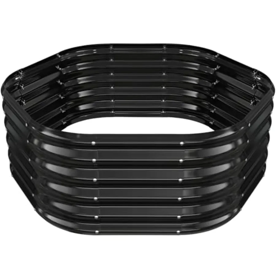 Грядка-клумба шестиугольная 1.22х0.46 м, высотой 48 дюймов (122 см) по диагонали, 16.5 дюймов (42 см) в высоту, из оцинкованной стали, с волнообразными металлическими панелями
Грядка-клумба шестиугольная 1.22х0.46 м, высотой 48 дюймов (122 см) по диагонали, 16.5 дюймов (42 см) в высоту, из оцинкованной стали, с волнообразными металлическими панелями