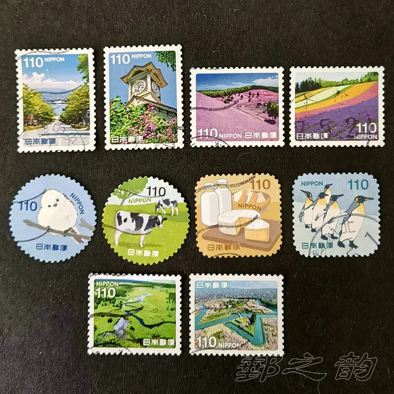 Real Stamped Japan Post Stamps Postage Y2025 My Travel Penguin Cow 1 Set 10 Collectible Postage Stamps Material For Scrapbooking
Real Stamped Japan Post Stamps Postage Y2025 My Travel Penguin Cow 1 Set 10 Collectible Postage Stamps Material For Scrapbooking