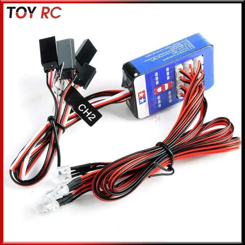 Tamiya Professional Remote Control Model Car Light Group Simulation Linkage Rc12 Light Three-Way Controllable Turn Signal Light