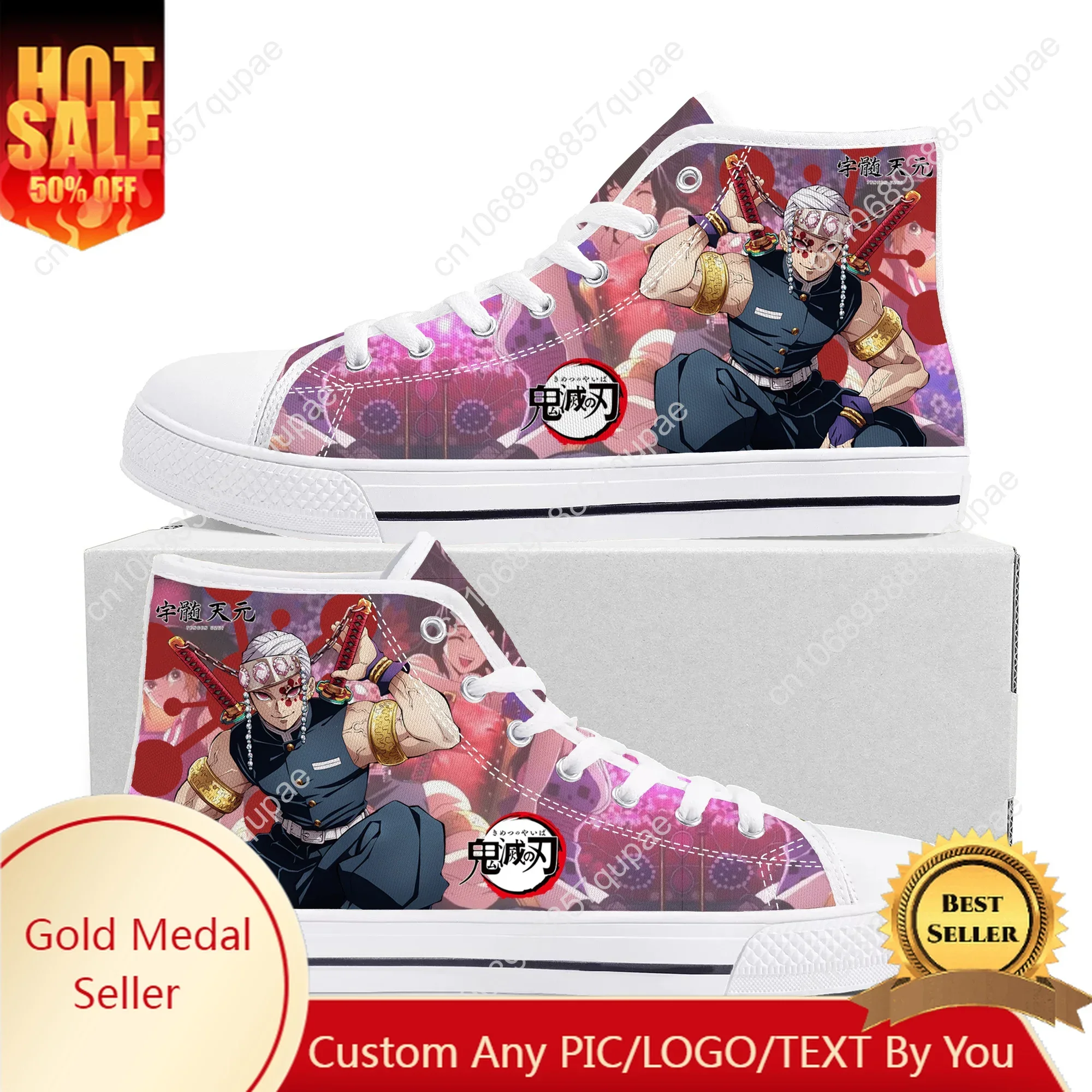 Tengen Uzui High Top High Quality Sneakers Mens Womens Teenager Canvas Sneaker Fahion Casual Couple Shoes Custom Made Shoes
Tengen Uzui High Top High Quality Sneakers Mens Womens Teenager Canvas Sneaker Fahion Casual Couple Shoes Custom Made Shoes