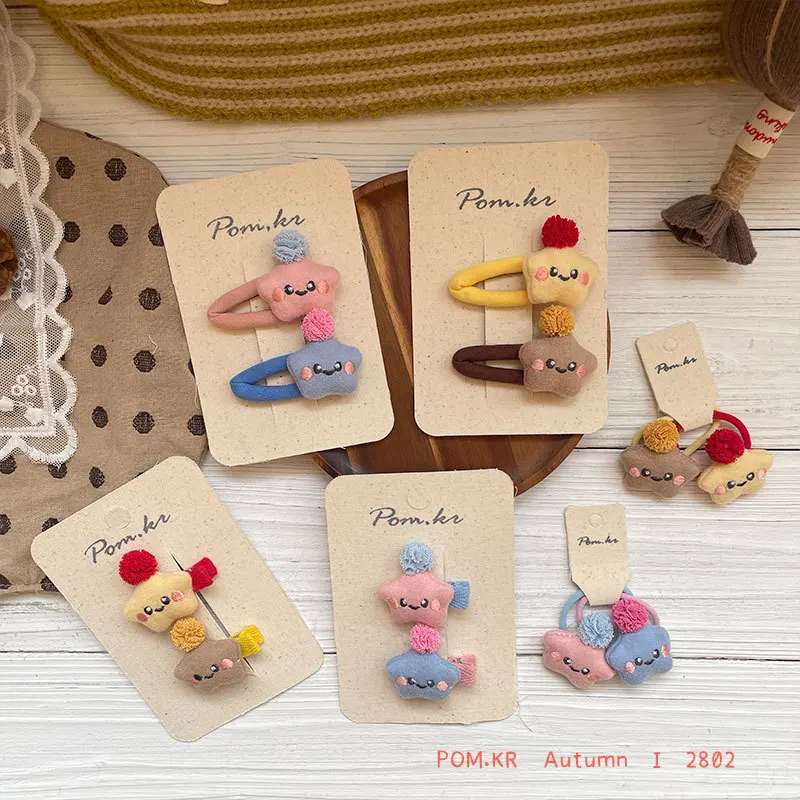Girls Hair Clips Korean Cute Star Handmade Fabric Side Fringe Clips with Elastic Hair Ties Non Slip Non Hurt Premium Daily Use
Girls Hair Clips Korean Cute Star Handmade Fabric Side Fringe Clips with Elastic Hair Ties Non Slip Non Hurt Premium Daily Use