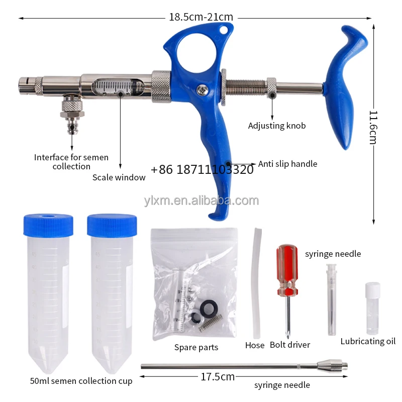 Artificial Insemination Equipment Rabbit Insemination Tools Grab Semen Collector Rabbit Sperm Insemination Gun