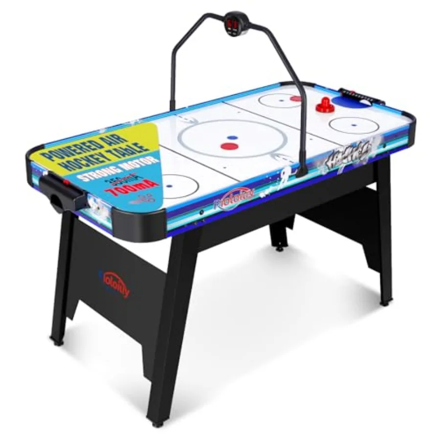 58" Air Hockey Table Arcade Style with Powerful 700mA Motor Accurate Digital LED Scoreboard on Overhead Gantry Includes 2 Pucks
58" Air Hockey Table Arcade Style with Powerful 700mA Motor Accurate Digital LED Scoreboard on Overhead Gantry Includes 2 Pucks