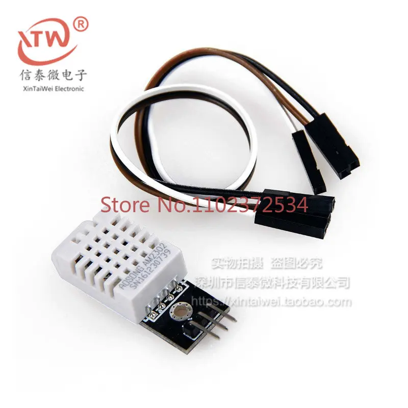 5 pieces HT22 single bus digital temperature and humidity sensor AM2302 module electronic building block
5 pieces HT22 single bus digital temperature and humidity sensor AM2302 module electronic building block