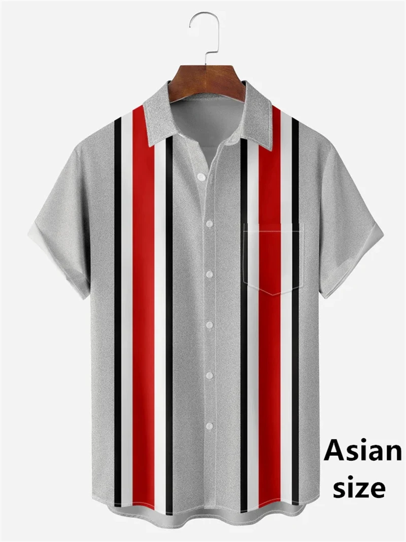 3D Print Vintage Men Shirts Summer Casual Classic Striped Pattern Short Sleeve New Unisex Button Lapel Shirt Hawaiian Beach Tops
3D Print Vintage Men Shirts Summer Casual Classic Striped Pattern Short Sleeve New Unisex Button Lapel Shirt Hawaiian Beach Tops