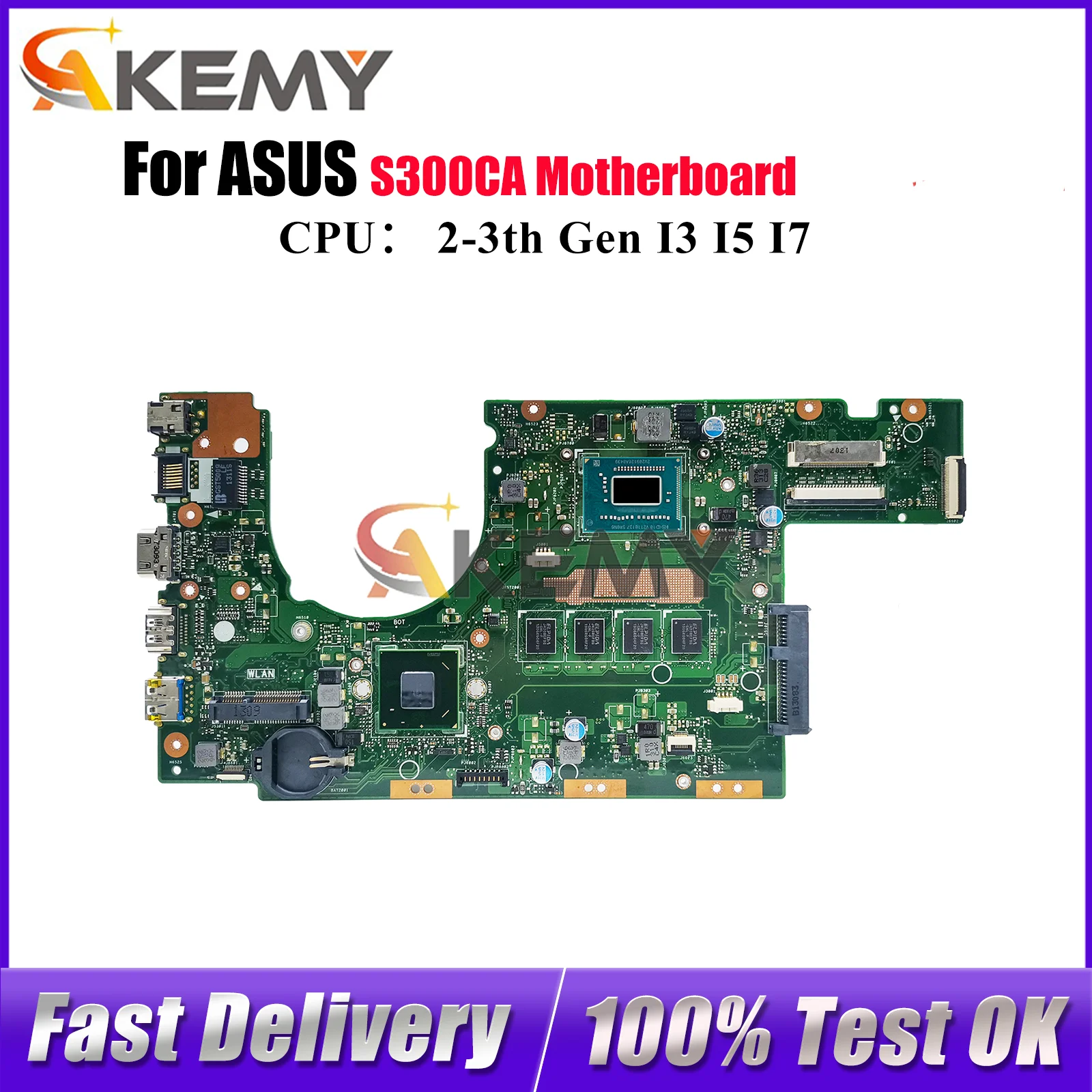 S300CA Laptop Motherboard For ASUS S300C S300CA Notebook Mainboard With I3 I5 I7 CPU 100% tests OK fast shipping High quality
S300CA Laptop Motherboard For ASUS S300C S300CA Notebook Mainboard With I3 I5 I7 CPU 100% tests OK fast shipping High quality
