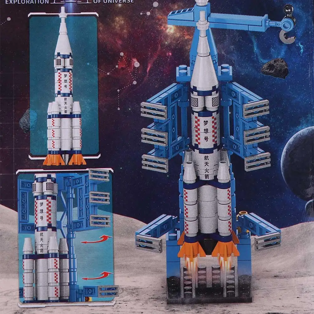Toys Construction Toys Interaction Toys Manned Rocket Model Assembling Bricks Model Assembling Space Rocket Building Blocks
Toys Construction Toys Interaction Toys Manned Rocket Model Assembling Bricks Model Assembling Space Rocket Building Blocks