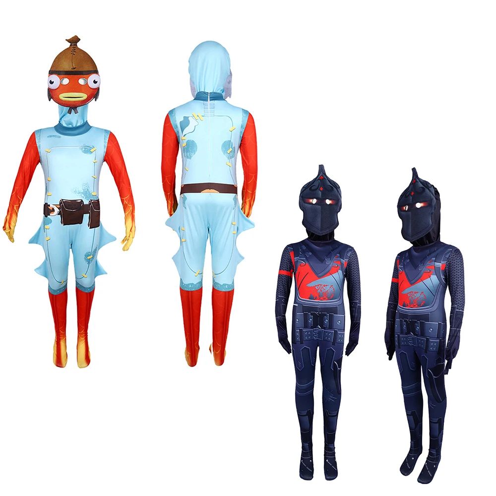 Halloween Kids Costume Cartoon Fish Boss Jumpsuit Boy Christmas Birthday Party Funny Fortress Night Fishstick Youth Costumes
Halloween Kids Costume Cartoon Fish Boss Jumpsuit Boy Christmas Birthday Party Funny Fortress Night Fishstick Youth Costumes