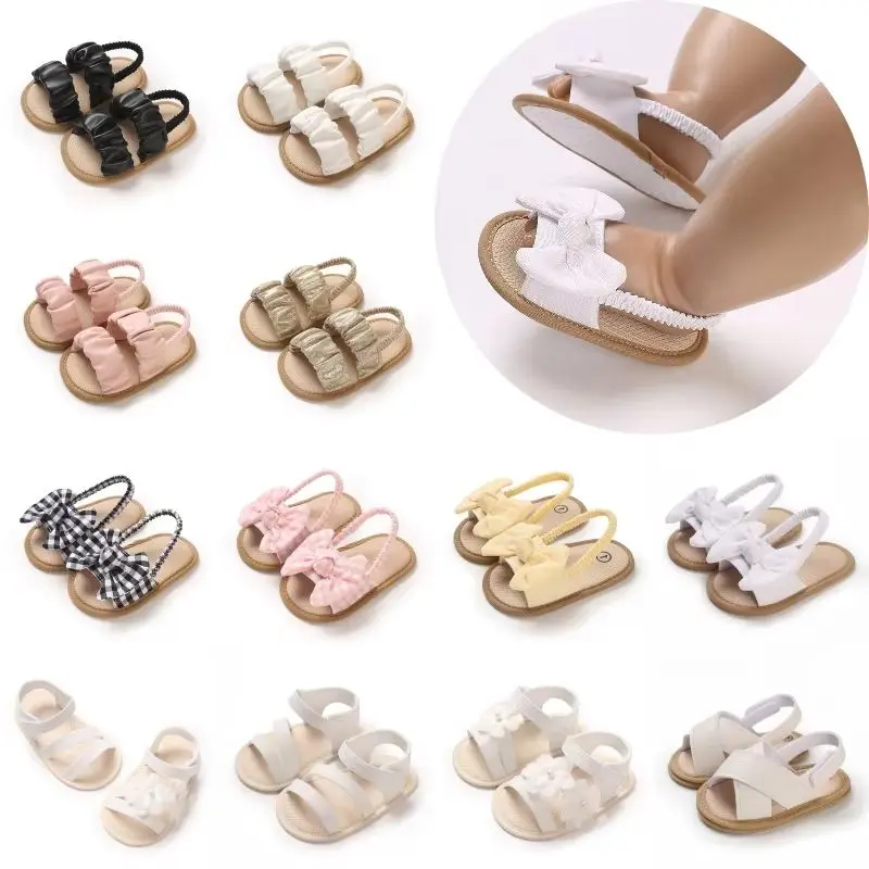 0-18M Newborn Baby Girls Bow Decor Sandals, Infant Pre-Walker Shoes Soft Sole Breathable Casual Baby Shoes for Summer
0-18M Newborn Baby Girls Bow Decor Sandals, Infant Pre-Walker Shoes Soft Sole Breathable Casual Baby Shoes for Summer