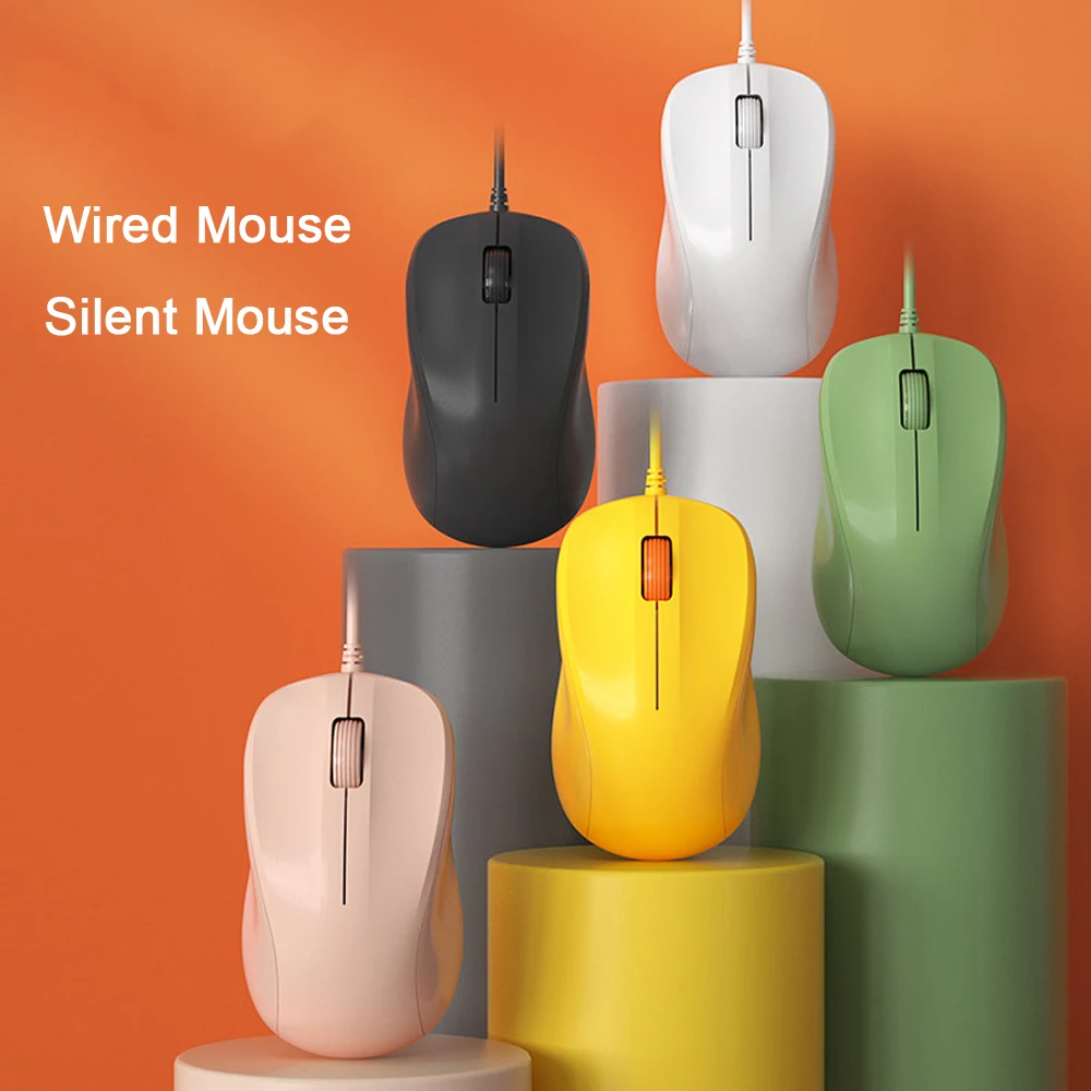 Wired Silent Mouse USB Accord With Ergonomic Cute Mice For PC Business Desktop Computer USB External Notebook Office Mouse
Wired Silent Mouse USB Accord With Ergonomic Cute Mice For PC Business Desktop Computer USB External Notebook Office Mouse