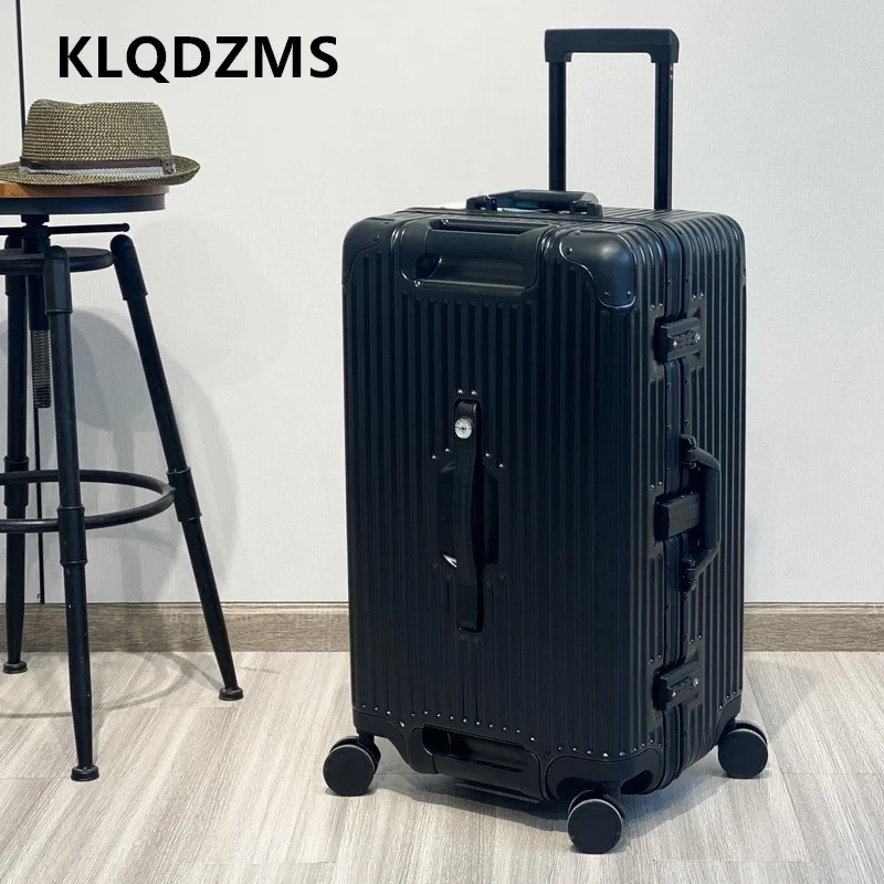 KLQDZMS 26"28"30"32Inch Aluminum Frame Suitcase Large Capacity Cart Type Travel Bag ABS + PC Trolley Case Rolling Luggage
KLQDZMS 26"28"30"32Inch Aluminum Frame Suitcase Large Capacity Cart Type Travel Bag ABS + PC Trolley Case Rolling Luggage