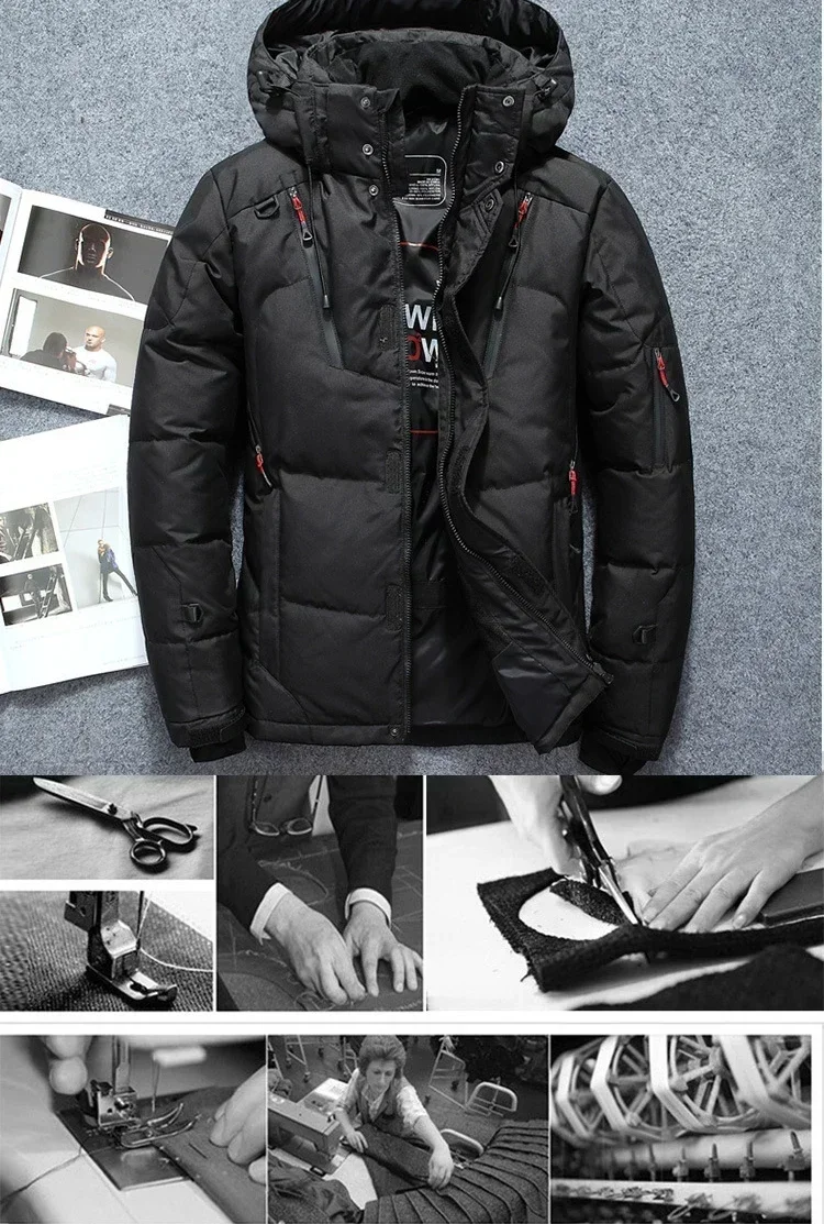 Men White Duck Down Parkas -20 Degree Winter Jacket Sbf6eb425693146cb85daed3f92b1e00eZ