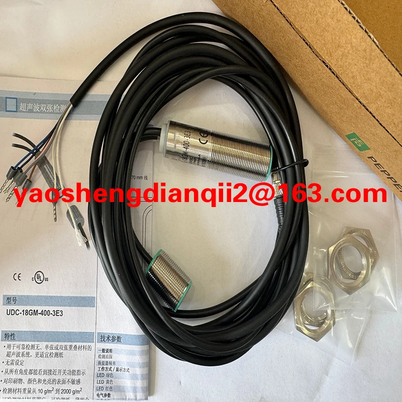 UDC-18GM-400-3E3 UDC-18GM-400-3E2 UDC-18GM-400-3E1 Ultrasonic sensor physical shooting, brand new genuine product
UDC-18GM-400-3E3 UDC-18GM-400-3E2 UDC-18GM-400-3E1 Ultrasonic sensor physical shooting, brand new genuine product