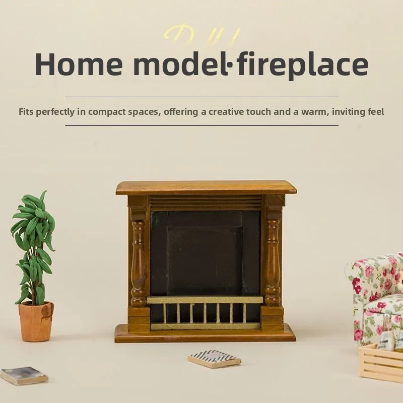 1:12 Dollhouse Miniature Fireplace Classic Wooden Mantel with Hearth Vintage Living Room Furniture Architectural Diorama Room
1:12 Dollhouse Miniature Fireplace Classic Wooden Mantel with Hearth Vintage Living Room Furniture Architectural Diorama Room
