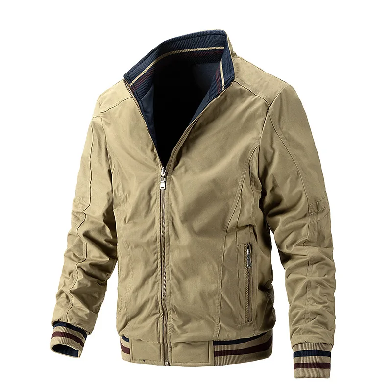Brand Fashion Men Autumn Spring Jacket Double Side Design Man Quality Cotton Jackets Size M-5XL
Brand Fashion Men Autumn Spring Jacket Double Side Design Man Quality Cotton Jackets Size M-5XL