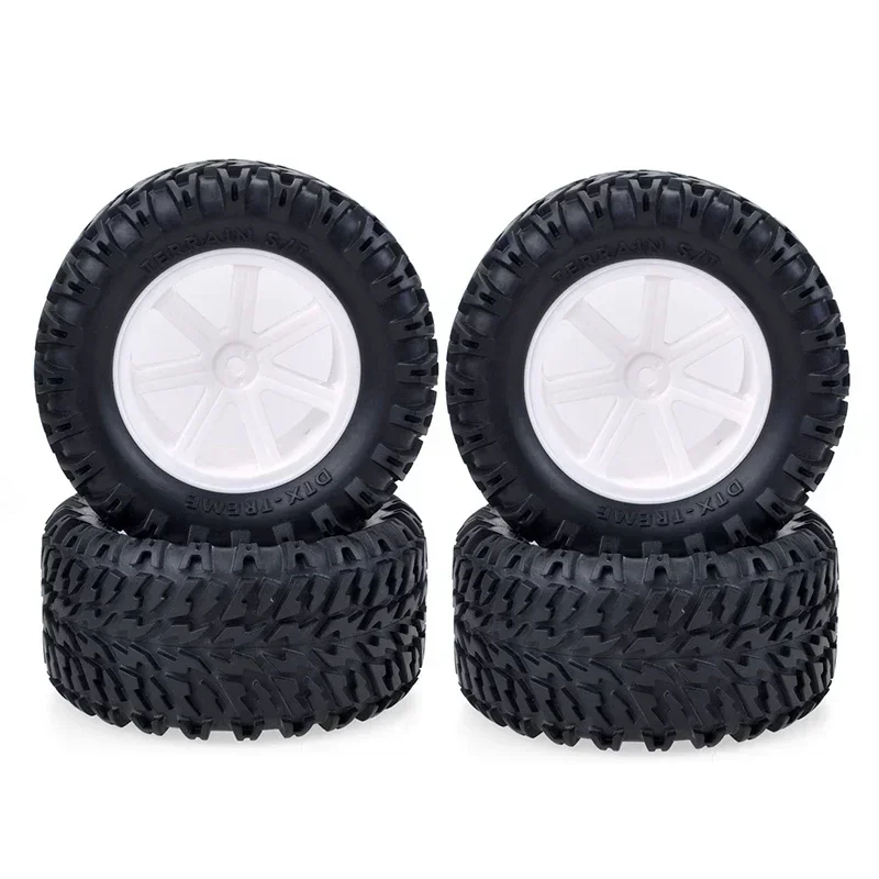 4PCS Rc Wheels Tires 112MM 110mm Wheel Glued Tire 12mm Adapter Hub Hex for 1/10 RC Car Short Course Monster Truck
4PCS Rc Wheels Tires 112MM 110mm Wheel Glued Tire 12mm Adapter Hub Hex for 1/10 RC Car Short Course Monster Truck