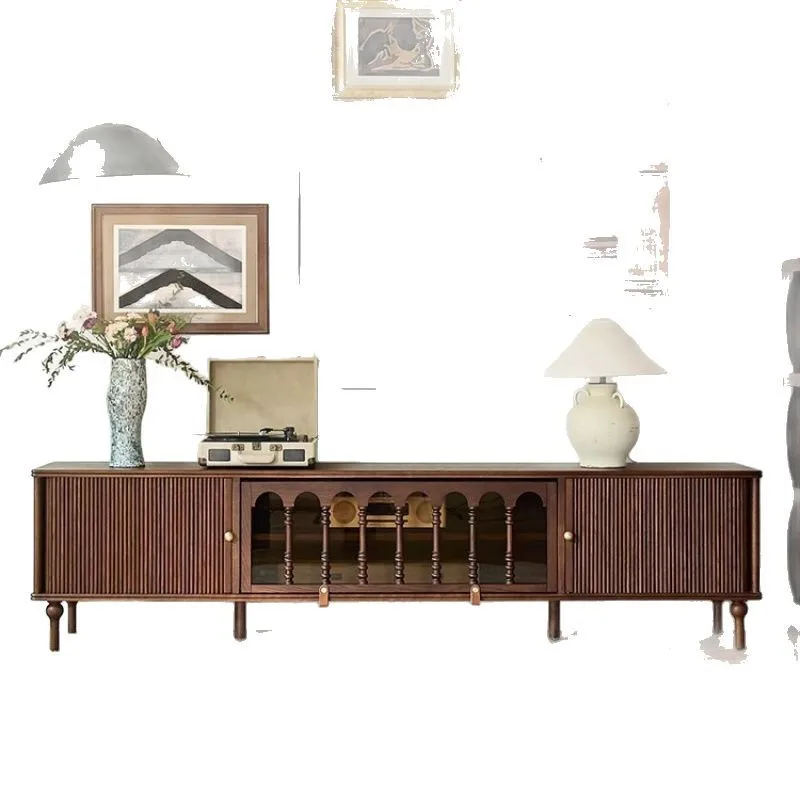 Retro solid wood TV cabinet coffee table combination small apartment TV living room locker new Internet celebrity
Retro solid wood TV cabinet coffee table combination small apartment TV living room locker new Internet celebrity