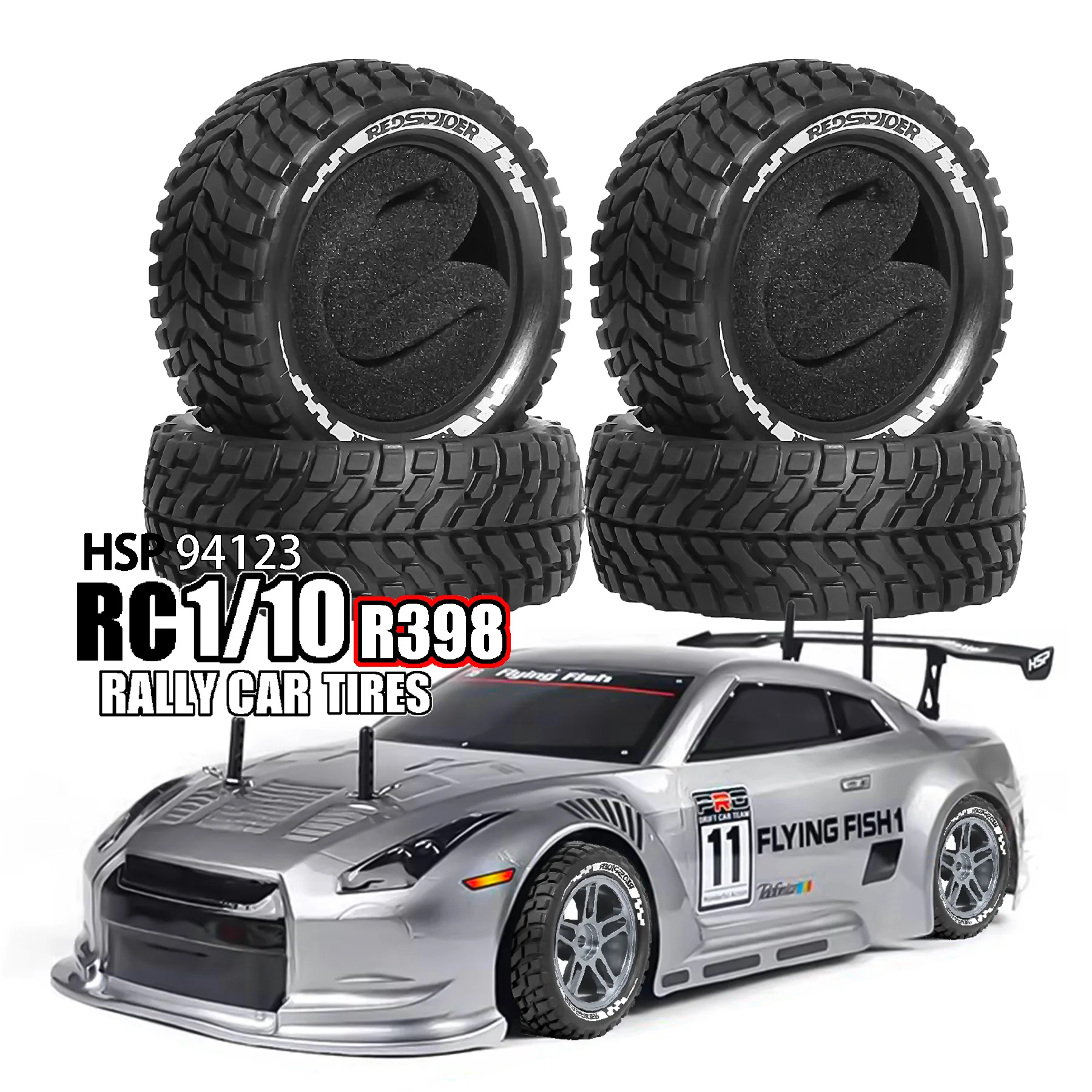 1/10 On-Road Rally Tires 2.95" OD for 1/10 Tamiya TT01 TT02 XV02 XV01 WLtoys HSP Kyosho WR8 RedCat Sakura HPI
1/10 On-Road Rally Tires 2.95" OD for 1/10 Tamiya TT01 TT02 XV02 XV01 WLtoys HSP Kyosho WR8 RedCat Sakura HPI