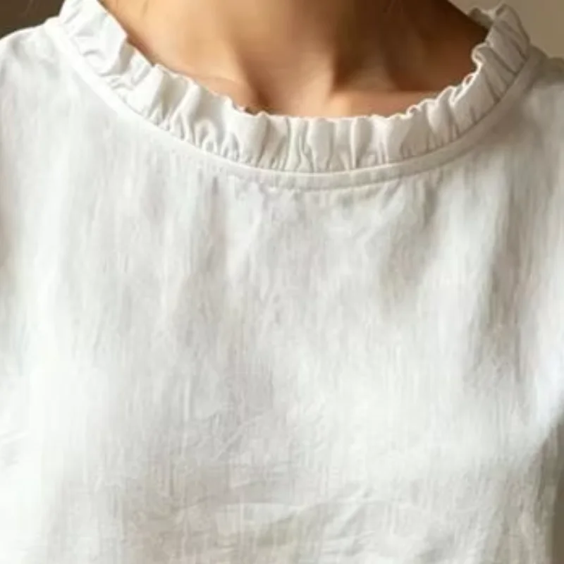 Women Breathable Tank Tops Loose Fit Round Neck Ruffle Trim Casual Tops Pure Color Summer Tank Tops Daily Wear
Women Breathable Tank Tops Loose Fit Round Neck Ruffle Trim Casual Tops Pure Color Summer Tank Tops Daily Wear