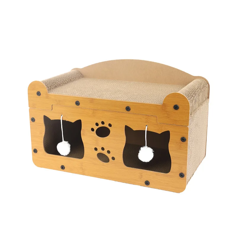 Cat nest house villa no crumbs sofa corrugated wear-resistant autumn and winter nest house vertical scratchi
Cat nest house villa no crumbs sofa corrugated wear-resistant autumn and winter nest house vertical scratchi