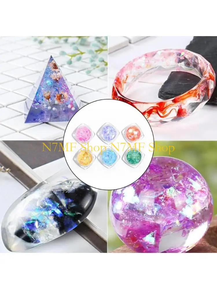 N7MF Art Decorations Glitter Flakes Stylish Sequins Craft Jewelry Making Filling Materials Manicure Decoration
N7MF Art Decorations Glitter Flakes Stylish Sequins Craft Jewelry Making Filling Materials Manicure Decoration