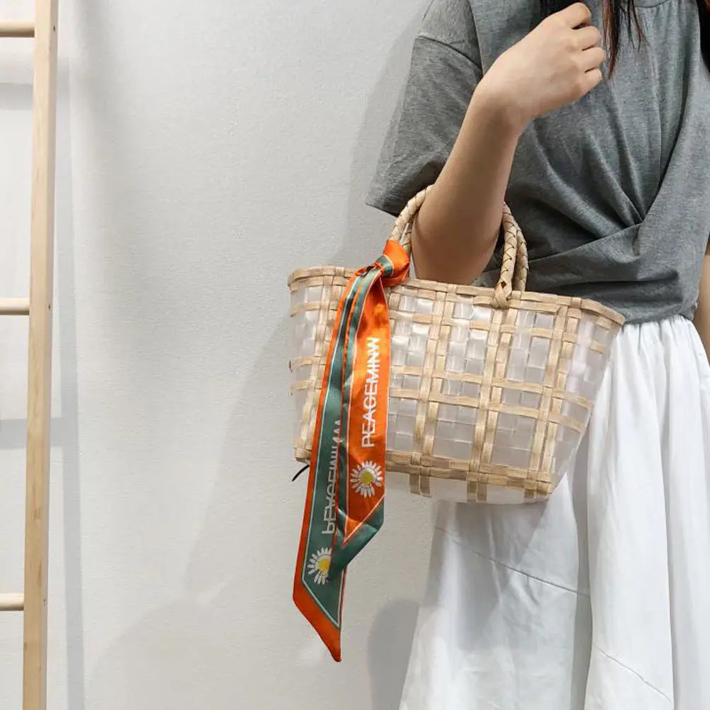 1Pcs Waterproof Plastic Storage Basket Woven Hand Basket Beach Bag Vegetable Fruit Container Large Capacity Shopping Tote
1Pcs Waterproof Plastic Storage Basket Woven Hand Basket Beach Bag Vegetable Fruit Container Large Capacity Shopping Tote