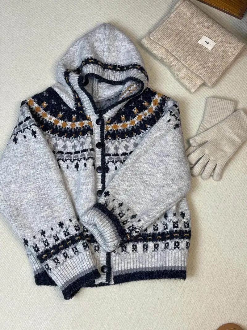 Casual Knitted Hoodie Cardigan Men's Women's Spring Autumn Loose Lazy Sle Cleanfit Versatile Leisure Outerwear
Casual Knitted Hoodie Cardigan Men's Women's Spring Autumn Loose Lazy Sle Cleanfit Versatile Leisure Outerwear
