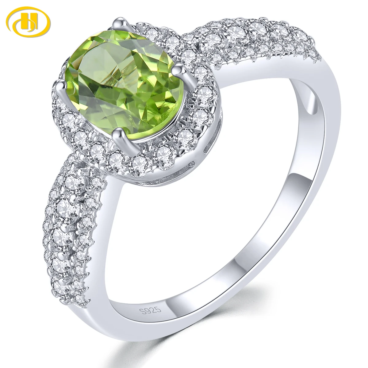 Natural Peridot Solid Sterling Silver Rings 1.36 Carats Genuine August Birthstone Women Elegant Decorations S925 Fine Jewelrys
Natural Peridot Solid Sterling Silver Rings 1.36 Carats Genuine August Birthstone Women Elegant Decorations S925 Fine Jewelrys