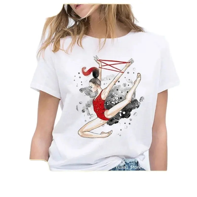 Gymnast T Shirt Artistic Gymnast Women Short Sleeve Top T-shirt Loose Ins Dance Movement Graphic T Shirts Oversized Tops Tee
Gymnast T Shirt Artistic Gymnast Women Short Sleeve Top T-shirt Loose Ins Dance Movement Graphic T Shirts Oversized Tops Tee