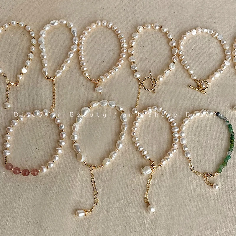 Baroque Natural Pearl Series French Retro Elegance Charm Bracelet For Women Wedding Party Small Niche Luxury Advanced accessory
Baroque Natural Pearl Series French Retro Elegance Charm Bracelet For Women Wedding Party Small Niche Luxury Advanced accessory